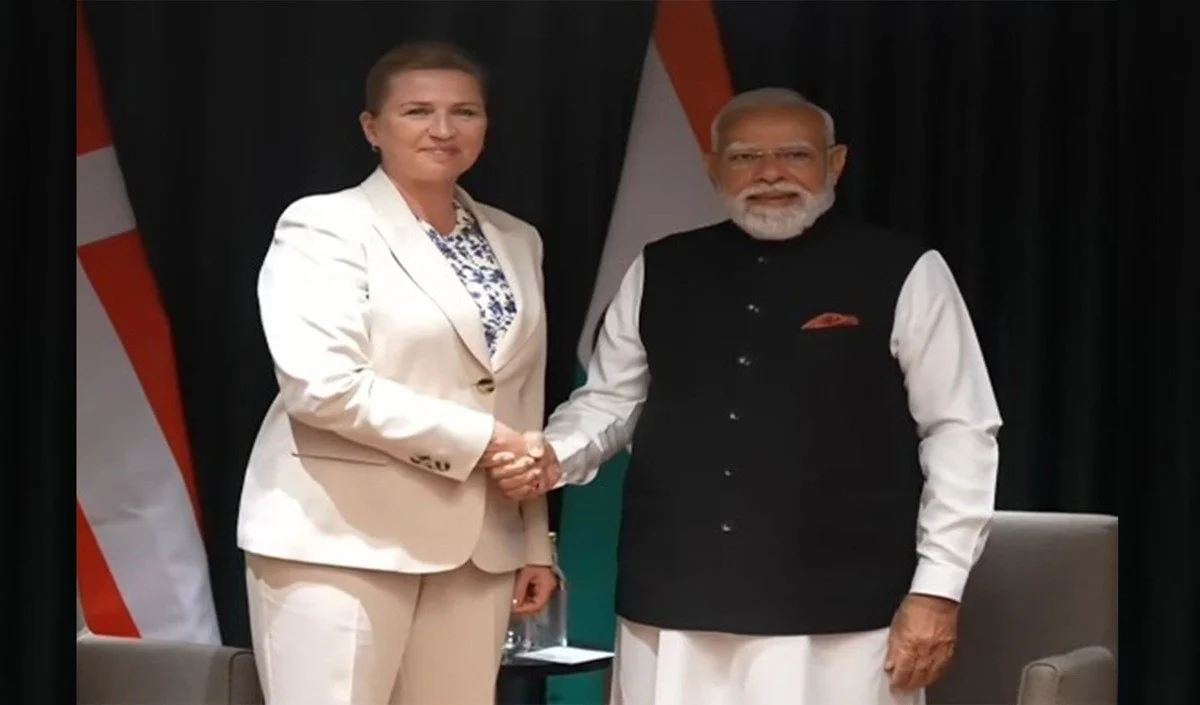 India-Nordic Summit: PM मोदी की डेनिश समकक्ष Mette Frederiksen से द्विपक्षीय वार्ता, रिश्तों को नई मजबूती देने पर फोकस India-Nordic Summit: PM मोदी की डेनिश समकक्ष Mette Frederiksen से द्विपक्षीय वार्ता, रिश्तों को नई मजबूती देने पर फोकस