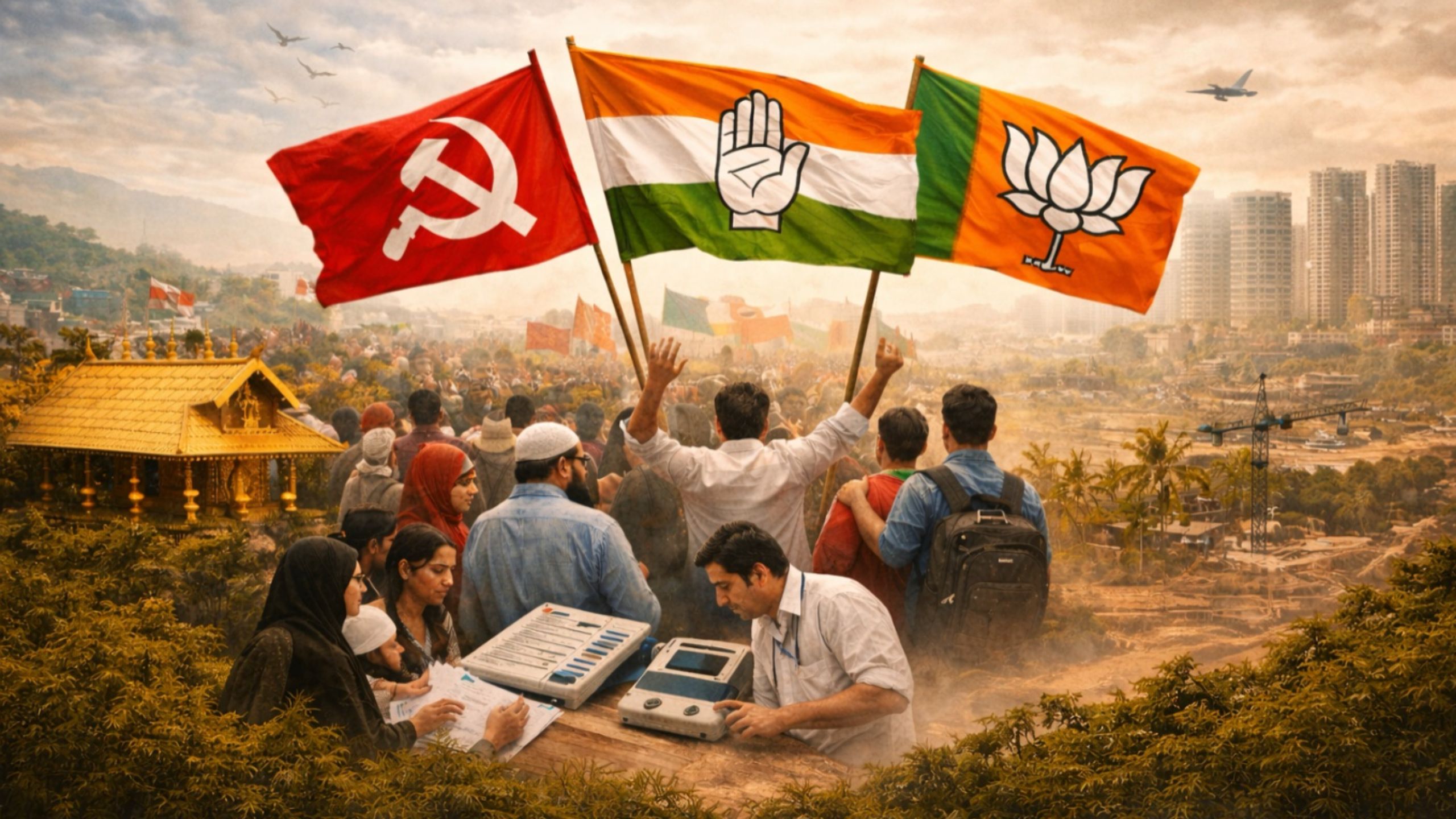 Desk SBN : केरल में सत्ता परिवर्तन: यूडीएफ की प्रचंड वापसी, वाम मोर्चे का किला ढहा
