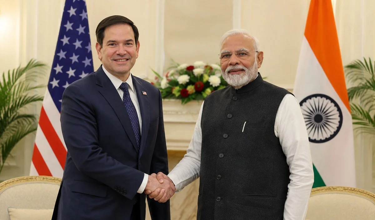 ट्रेड एंड टैरिफ से ऊर्जा सुरक्षा तक…अमेरिकी विदेश मंत्री मार्को रुबियो ने की पीएम मोदी से मुलाकात ट्रेड एंड टैरिफ से ऊर्जा सुरक्षा तक...अमेरिकी विदेश मंत्री मार्को रुबियो ने की पीएम मोदी से मुलाकात
