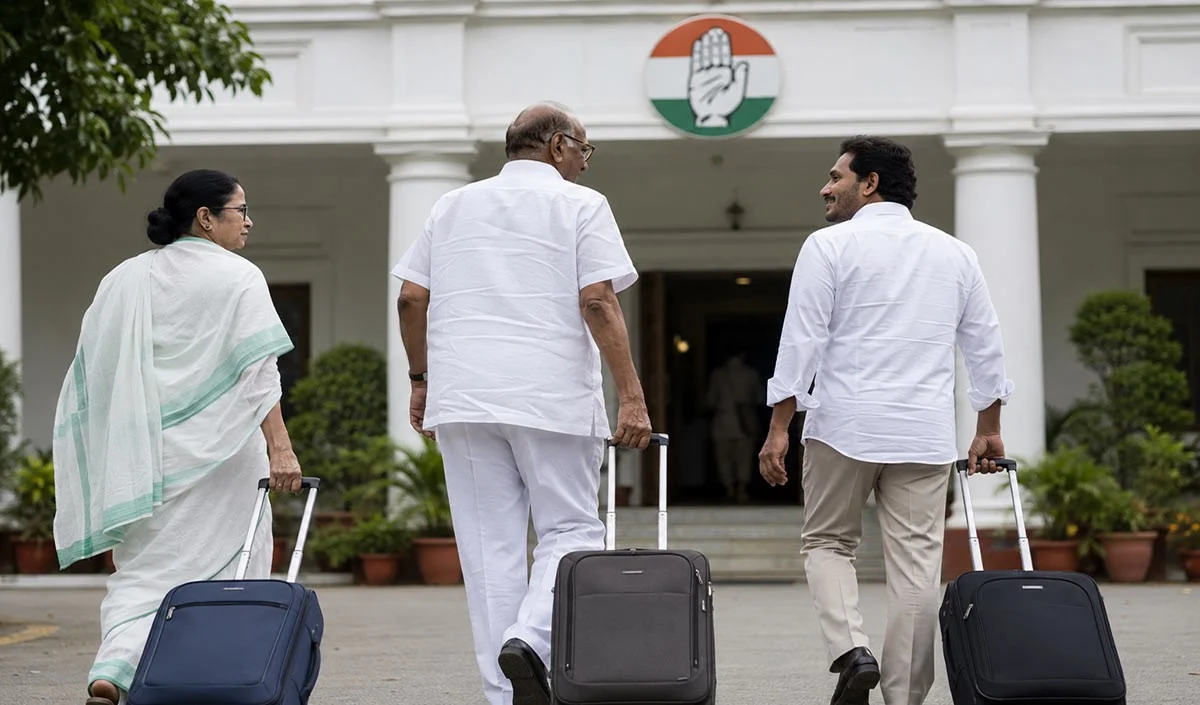 NDA से मिल रहे झटकों से उबरने के लिए Congress में लौटेंगे Sharad Pawar, Mamata Banerjee, Jagan Mohan Reddy! NDA से मिल रहे झटकों से उबरने के लिए Congress में लौटेंगे Sharad Pawar, Mamata Banerjee, Jagan Mohan Reddy!
