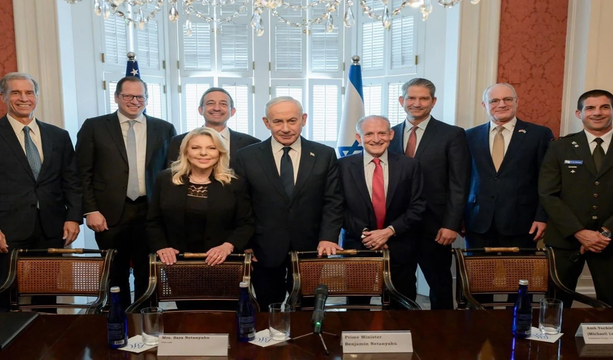 Blair House में PM Netanyahu की अहम बैठक, US Senators के साहसी समर्थन की जमकर की सराहना Blair House में PM Netanyahu की अहम बैठक, US Senators के साहसी समर्थन की जमकर की सराहना