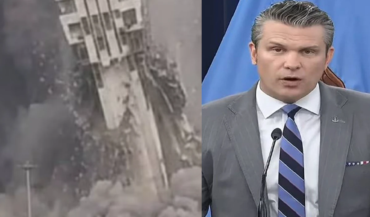 Iran के Chabahar Port पर अमेरिकी हमला, Pete Hegseth ने शेयर की ढहते टावर की फोटो, भारत की बढ़ी चिंता Iran के Chabahar Port पर अमेरिकी हमला, Pete Hegseth ने शेयर की ढहते टावर की फोटो, भारत की बढ़ी चिंता