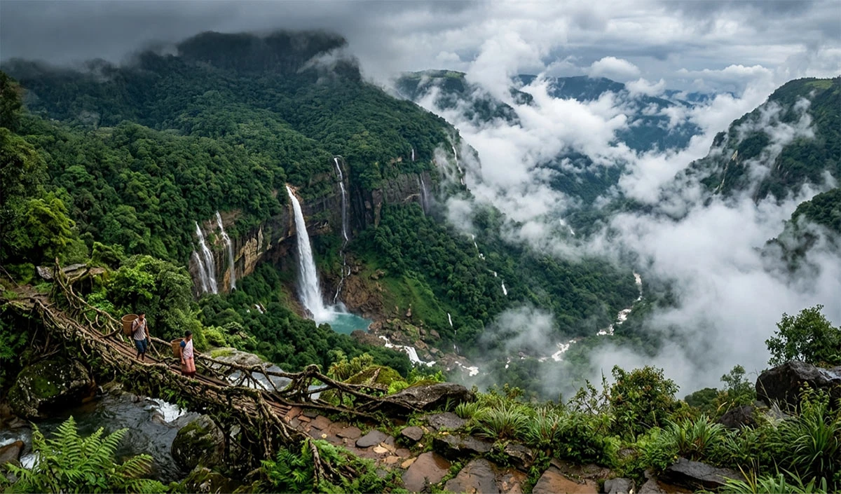 Meghalaya Tourism: दुनिया में सर्वाधिक वर्षा वाली जगह Cherrapunji क्यों है Nature Lovers की पहली पसंद? Meghalaya Tourism: दुनिया में सर्वाधिक वर्षा वाली जगह Cherrapunji क्यों है Nature Lovers की पहली पसंद?