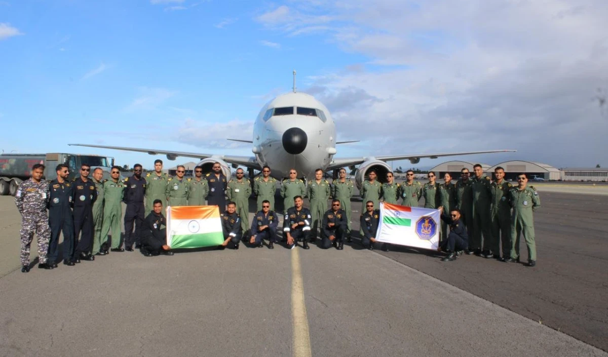 RIMPAC 2026: दुनिया के सबसे बड़े नौसैनिक अभ्यास में गरजने पहुंचा भारत का P-8I विमान, अमेरिकी हवाई द्वीप पर जुटी 30 देशों की सेनाएं RIMPAC 2026: दुनिया के सबसे बड़े नौसैनिक अभ्यास में गरजने पहुंचा भारत का P-8I विमान, अमेरिकी हवाई द्वीप पर जुटी 30 देशों की सेनाएं