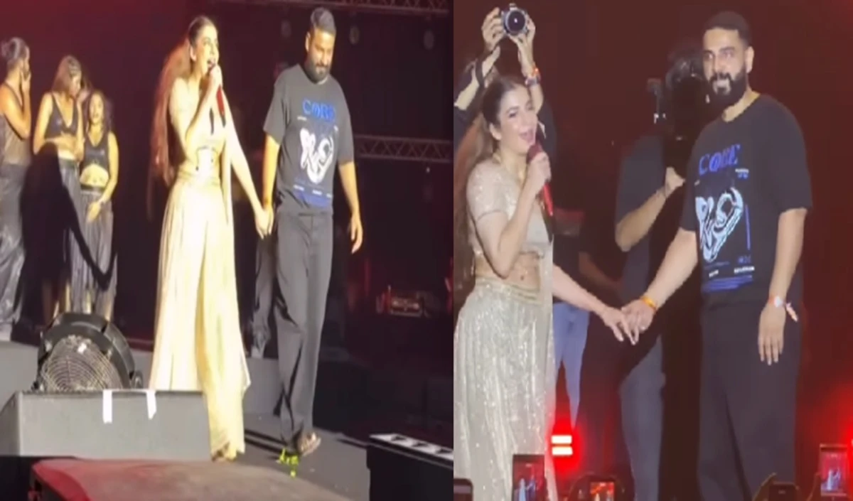 ‘ये मेरे हैं’… Engagement Ring दिखाकर Jasmine Sandlas ने स्टेज पर किया प्यार का सरेआम इजहार 'ये मेरे हैं'… Engagement Ring दिखाकर Jasmine Sandlas ने स्टेज पर किया प्यार का सरेआम इजहार