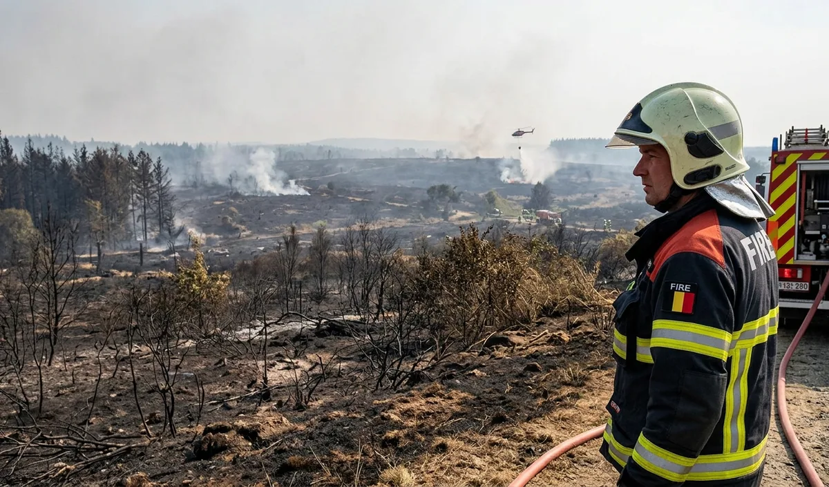 Belgium Wildfire: हाई फेंस वन क्षेत्र में भीषण आग से 27 वर्ग किमी इलाका राख हुआ Belgium Wildfire: हाई फेंस वन क्षेत्र में भीषण आग से 27 वर्ग किमी इलाका राख हुआ