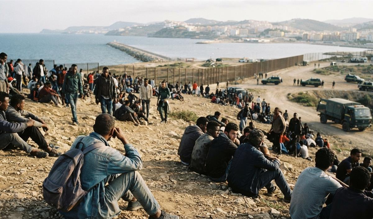 Ceuta में मोरक्को से दाखिल हुए 60000 प्रवासी, Spain के प्रधानमंत्री ने की निंदा Ceuta में मोरक्को से दाखिल हुए 60000 प्रवासी, Spain के प्रधानमंत्री ने की निंदा