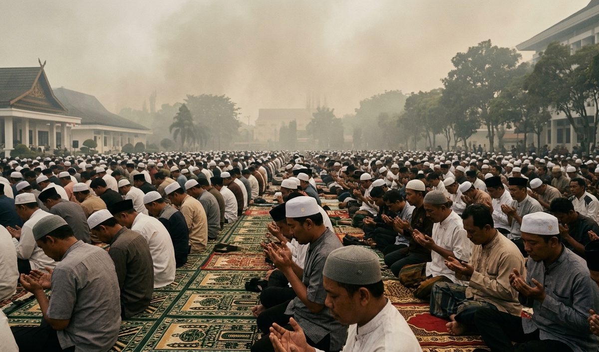 Indonesia Forest Fire: बारिश के लिए 3000 लोगों ने पढ़ी विशेष नमाज Indonesia Forest Fire: बारिश के लिए 3000 लोगों ने पढ़ी विशेष नमाज