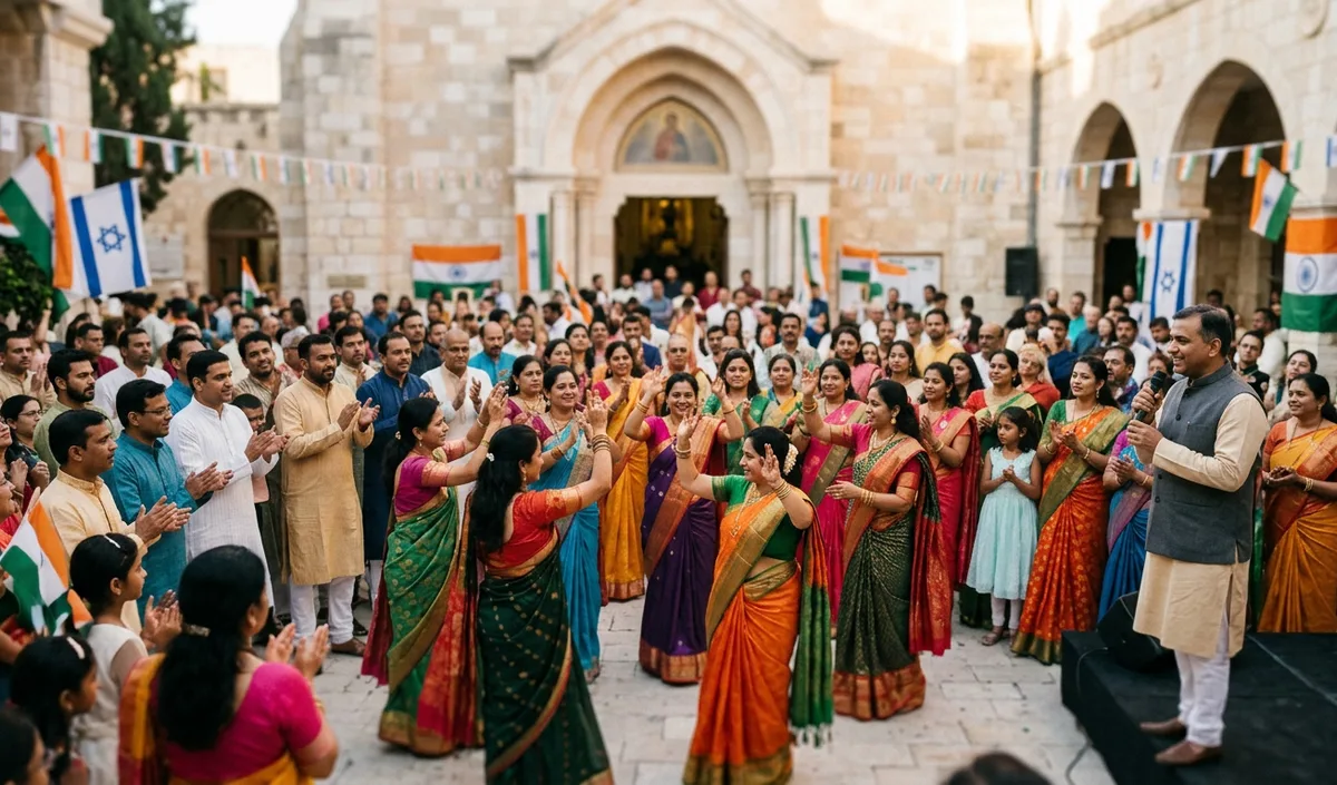 Israel में भारतीय समुदाय ने धूमधाम से मनाया Independence Day, राजदूत जे.पी. सिंह भी हुए शामिल Israel में भारतीय समुदाय ने धूमधाम से मनाया Independence Day, राजदूत जे.पी. सिंह भी हुए शामिल