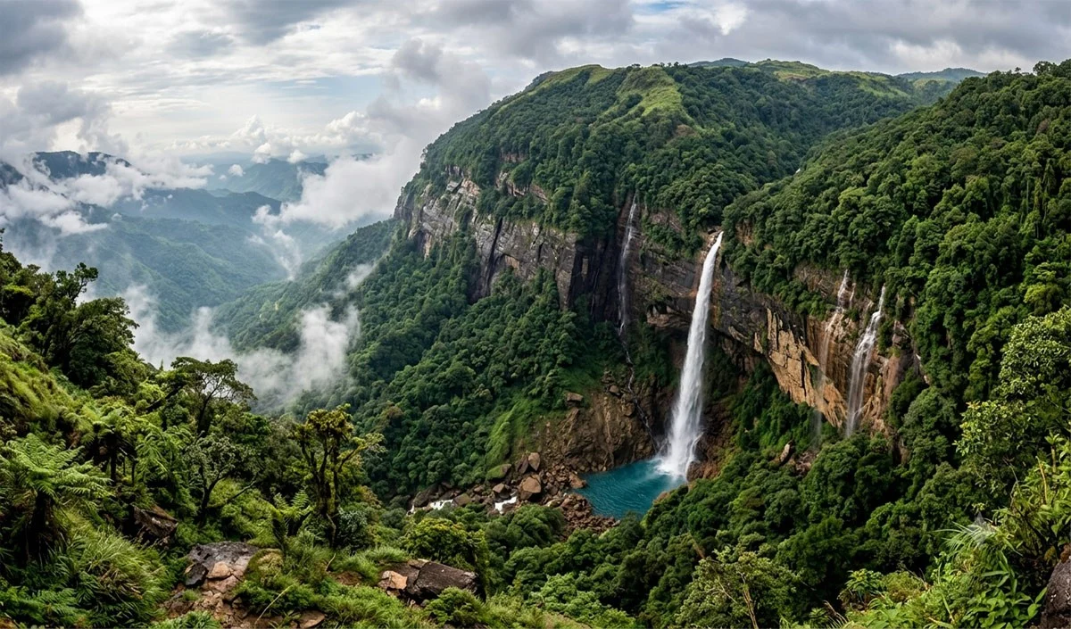 Meghalaya का नोहकालिकाई जलप्रपात: Photography के शौकीनों के लिए जन्नत है यह Waterfall Meghalaya का नोहकालिकाई जलप्रपात: Photography के शौकीनों के लिए जन्नत है यह Waterfall
