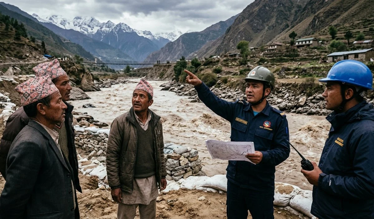 Nepal Flash Flood के बाद नया संकट, China Border पर बनी झील से Dam Burst का खतरा Nepal Flash Flood के बाद नया संकट, China Border पर बनी झील से Dam Burst का खतरा