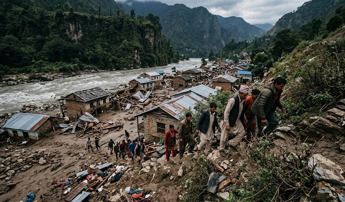 Nepal Floods: तिमुरे में अचानक आए सैलाब से भारी तबाही, पीड़ितों ने बयां किया खौफनाक मंजर Nepal Floods: तिमुरे में अचानक आए सैलाब से भारी तबाही, पीड़ितों ने बयां किया खौफनाक मंजर