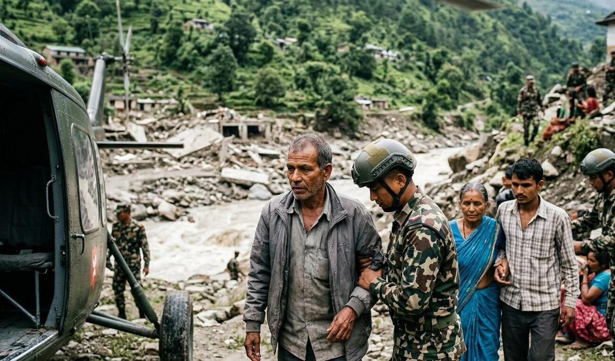 Nepal में बाढ़ प्रभावित रसुवा से सुरक्षित निकाले गए 3 भारतीय नागरिक, दूतावास करा रहा वापसी Nepal में बाढ़ प्रभावित रसुवा से सुरक्षित निकाले गए 3 भारतीय नागरिक, दूतावास करा रहा वापसी