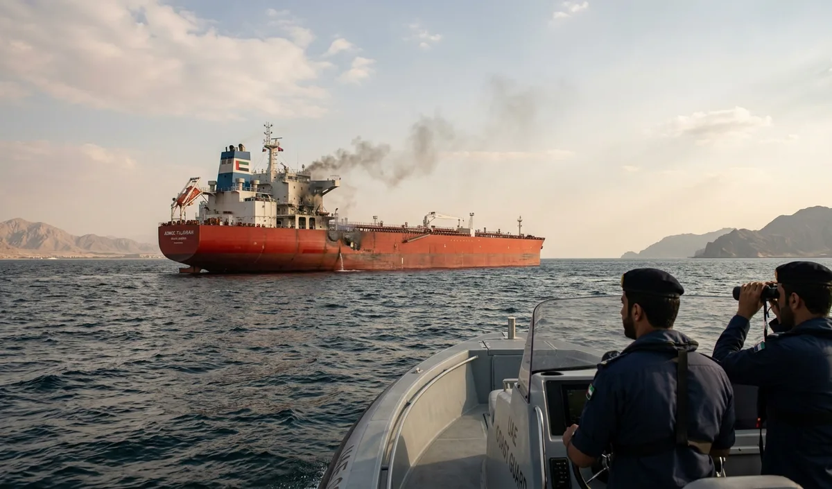 Strait of Hormuz में UAE के ADNOC पोत पर ईरान ने दागी मिसाइल, विदेश मंत्रालय ने की पुष्टि Strait of Hormuz में UAE के ADNOC पोत पर ईरान ने दागी मिसाइल, विदेश मंत्रालय ने की पुष्टि