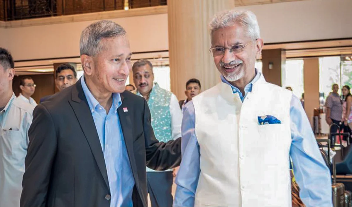 विदेश मंत्री S Jaishankar ने Singapore में नए Chancery Complex की आधारशिला रखी विदेश मंत्री S Jaishankar ने Singapore में नए Chancery Complex की आधारशिला रखी