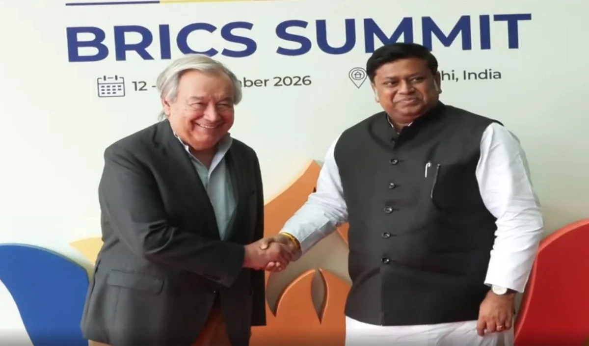 18th BRICS Summit: दिल्ली पहुंचे Antonio Guterres, भारत के नेतृत्व में Global Governance Reforms पर बड़ा मंथन 18th BRICS Summit: दिल्ली पहुंचे Antonio Guterres, भारत के नेतृत्व में Global Governance Reforms पर बड़ा मंथन