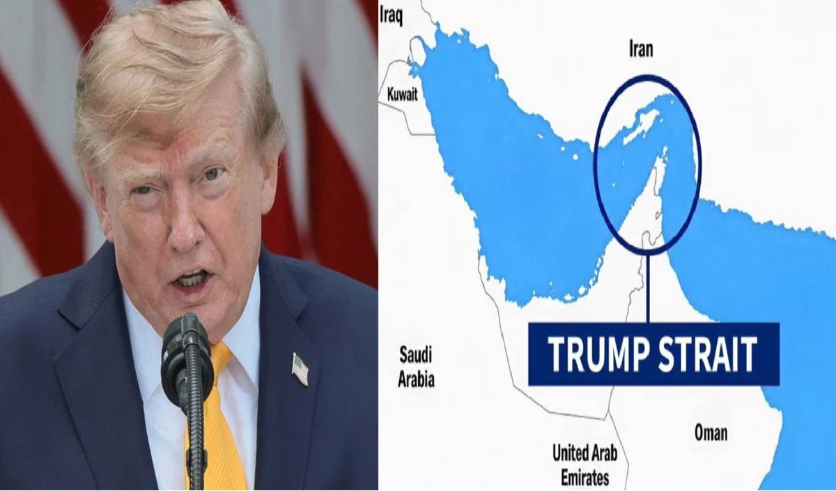 Donald Trump ने Truth Social पर शेयर किया नक्शा, Strait of Hormuz को बताया नया अमेरिकी इलाका Donald Trump ने Truth Social पर शेयर किया नक्शा, Strait of Hormuz को बताया नया अमेरिकी इलाका