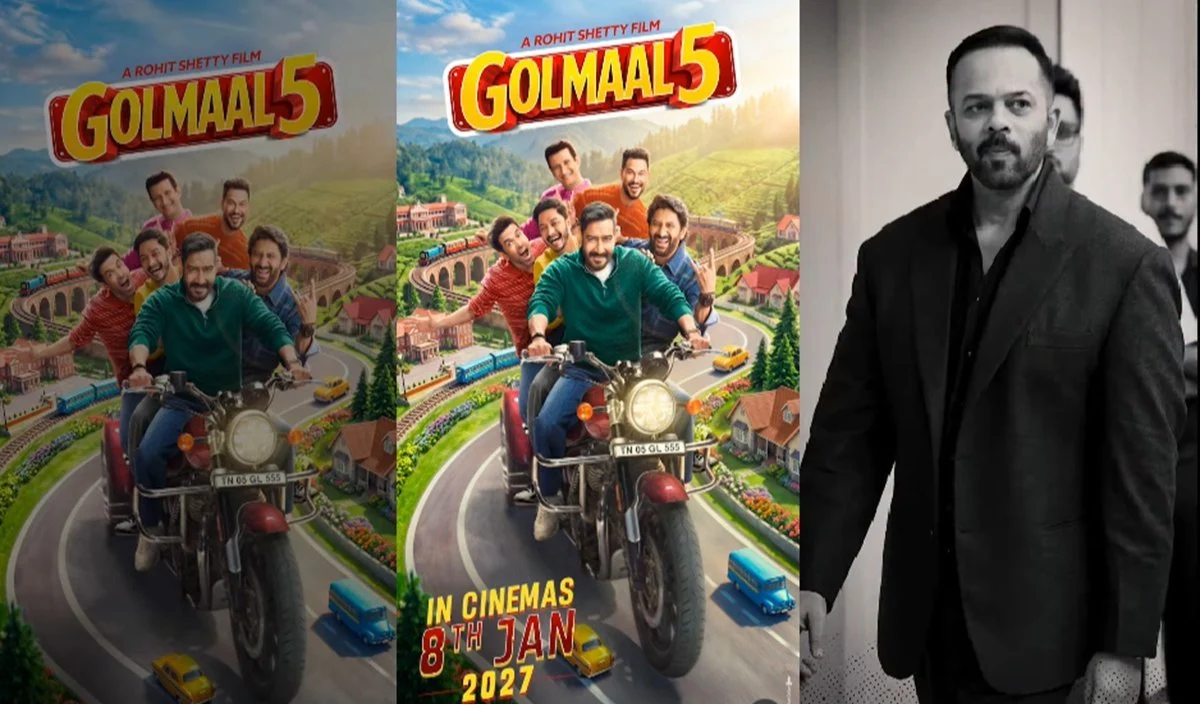 Golmaal 5 Release Date: हंसी का महा-हंगामा! रोहित शेट्टी और अजय देवगन की ‘गोलमाल 5’ की आधिकारिक रिलीज़ डेट का ऐलान Golmaal 5 Release Date: हंसी का महा-हंगामा! रोहित शेट्टी और अजय देवगन की 'गोलमाल 5' की आधिकारिक रिलीज़ डेट का ऐलान