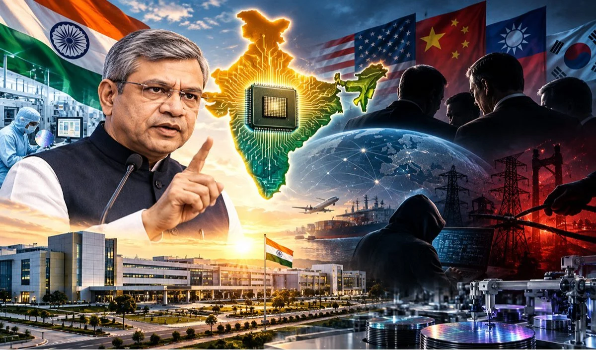 India की Chip Power से घबरा गईं वैश्विक ताकतें! Ashwini Vaishnaw ने जो खुलासा किया है वो आपको हैरान कर देगा India की Chip Power से घबरा गईं वैश्विक ताकतें! Ashwini Vaishnaw ने जो खुलासा किया है वो आपको हैरान कर देगा