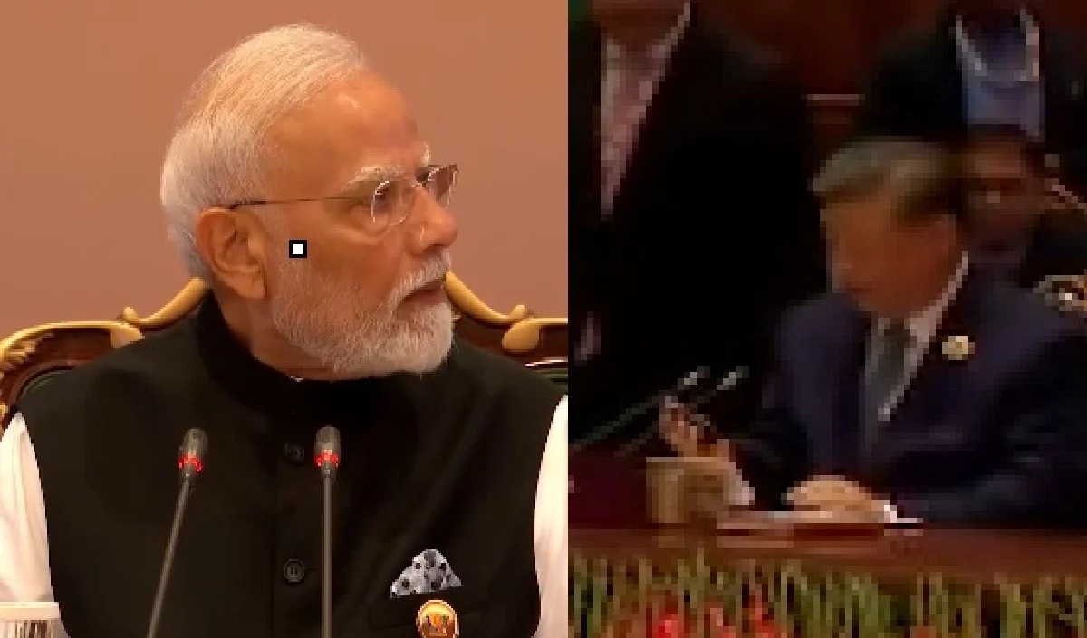 Is it OK? असहज दिखे थें जिनपिंग, मोदी ने रोका भाषण, वीडियो वायरल Is it OK? असहज दिखे थें जिनपिंग, मोदी ने रोका भाषण, वीडियो वायरल