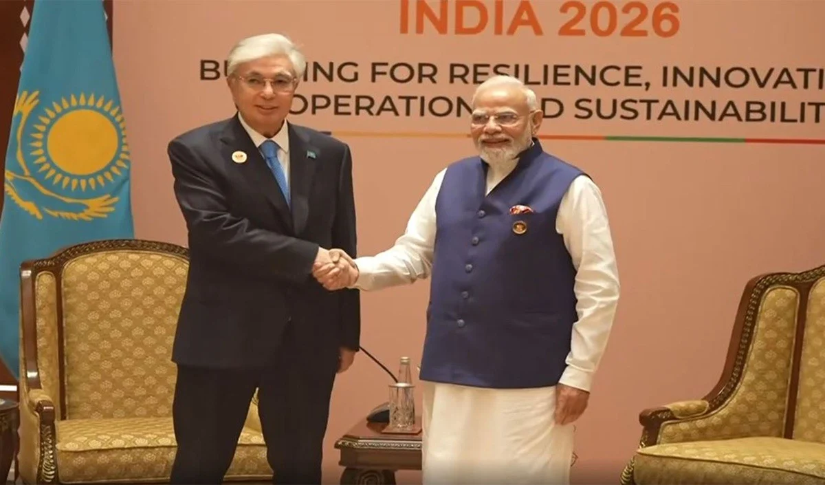 PM Modi और President Tokayev ने Strategic Partnership को दिया नया आयाम, द्विपक्षीय संबंधों पर जताई संतुष्टि PM Modi और President Tokayev ने Strategic Partnership को दिया नया आयाम, द्विपक्षीय संबंधों पर जताई संतुष्टि