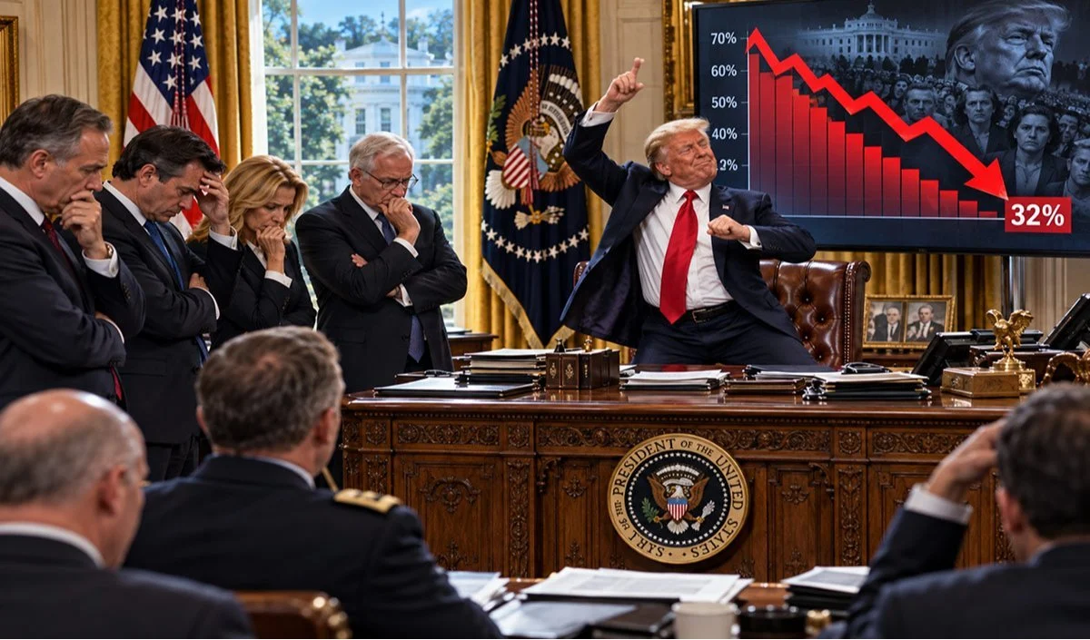Prabhasakshi NewsRoom: Donald Trump की लोकप्रियता धड़ाम! 32% पर पहुंची Approval Rating, अमेरिकी जनता का भरोसा टूटा Prabhasakshi NewsRoom: Donald Trump की लोकप्रियता धड़ाम! 32% पर पहुंची Approval Rating, अमेरिकी जनता का भरोसा टूटा