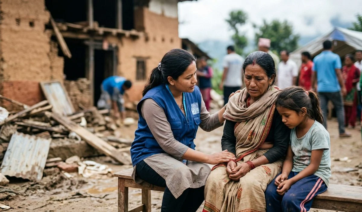 नेपाल में बाढ़ की तबाही के बाद पीड़ितों की मदद के लिए 50 Mental Health विशेषज्ञ तैनात नेपाल में बाढ़ की तबाही के बाद पीड़ितों की मदद के लिए 50 Mental Health विशेषज्ञ तैनात