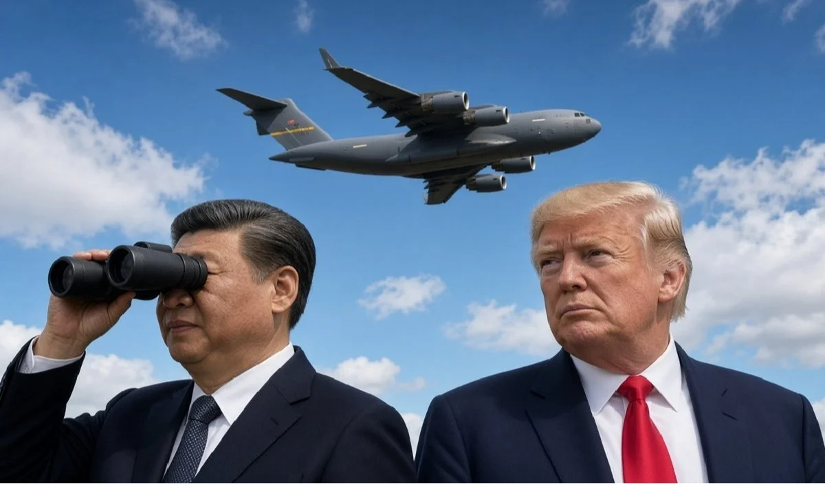 भेजे जा रहे थे F-35 के पार्ट्स, आसमान में ही चीन ने कर दिया खेल! कहां पहुंच गया प्लेन? भेजे जा रहे थे F-35 के पार्ट्स, आसमान में ही चीन ने कर दिया खेल! कहां पहुंच गया प्लेन?