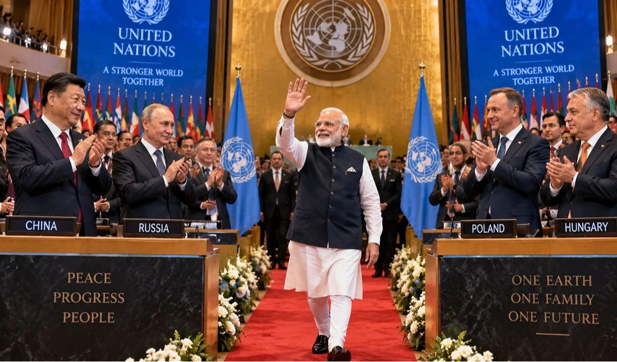 विश्व गुरु का युग शुरू: UNSC में भारत का विरोध करने वाला चीन क्यों बदल गया? V4 ने भी दिया साथ विश्व गुरु का युग शुरू: UNSC में भारत का विरोध करने वाला चीन क्यों बदल गया? V4 ने भी दिया साथ