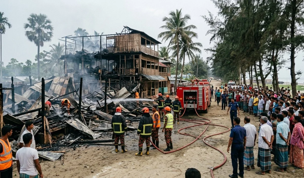 Bangladesh Resort Fire: कॉक्स बाज़ार में जिंदा जले 10 लोग, शवों की पहचान के लिए होगा DNA टेस्ट Bangladesh Resort Fire: कॉक्स बाज़ार में जिंदा जले 10 लोग, शवों की पहचान के लिए होगा DNA टेस्ट