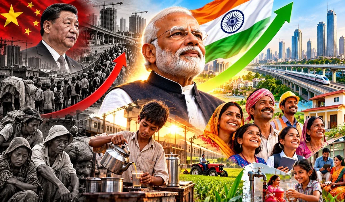 China को लगे 40 साल, Modi ने 12 साल में कर दिखाया! बचपन में गरीबी को झेलने वाले PM ने 49.6 करोड़ लोगों को गरीबी रेखा से ऊपर उठाया China को लगे 40 साल, Modi ने 12 साल में कर दिखाया! बचपन में गरीबी को झेलने वाले PM ने 49.6 करोड़ लोगों को गरीबी रेखा से ऊपर उठाया