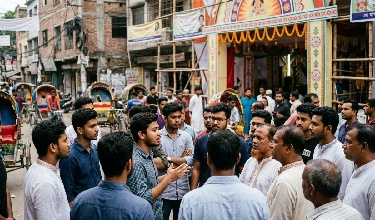 Jagannath University में मंदिर के पास Beef पकाने पर विवाद, Durga Puja पर गाय काटने का ऐलान Jagannath University में मंदिर के पास Beef पकाने पर विवाद, Durga Puja पर गाय काटने का ऐलान