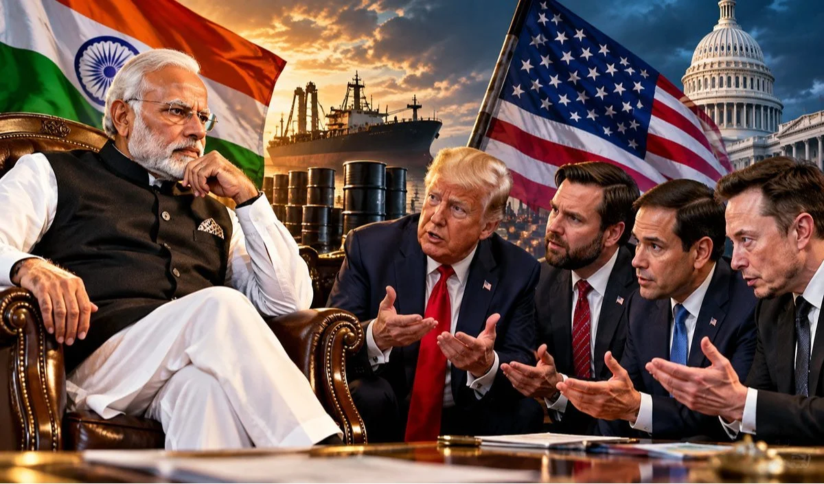 Modi Diplomacy Power देखकर दुनिया हैरान, आखिर रातोंरात कैसे बदल गये Donald Trump, Marco Rubio, JD Vance और Elon Musk के तेवर? Modi Diplomacy Power देखकर दुनिया हैरान, आखिर रातोंरात कैसे बदल गये Donald Trump, Marco Rubio, JD Vance और Elon Musk के तेवर?
