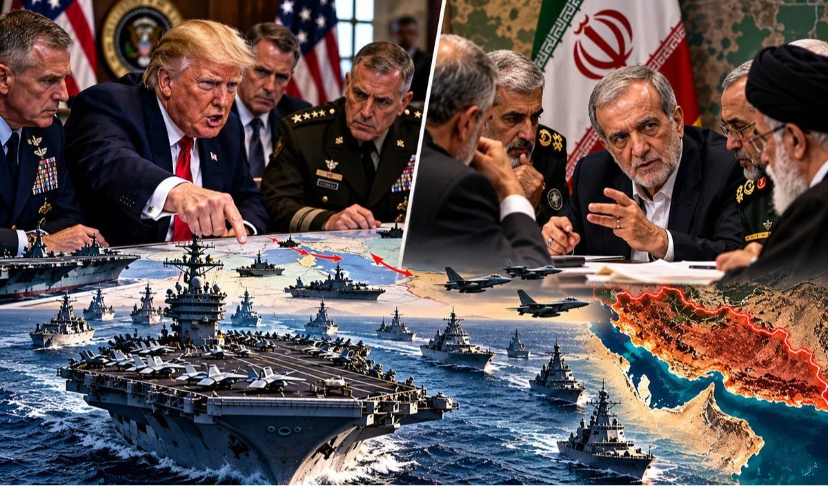Prabhasakshi NewsRoom: America ने Iran को फिर से घेरा! Trump ने तीसरा विमानवाहक पोत और 10 हजार सैनिक भेजे, दुनिया टेंशन में Prabhasakshi NewsRoom: America ने Iran को फिर से घेरा! Trump ने तीसरा विमानवाहक पोत और 10 हजार सैनिक भेजे, दुनिया टेंशन में