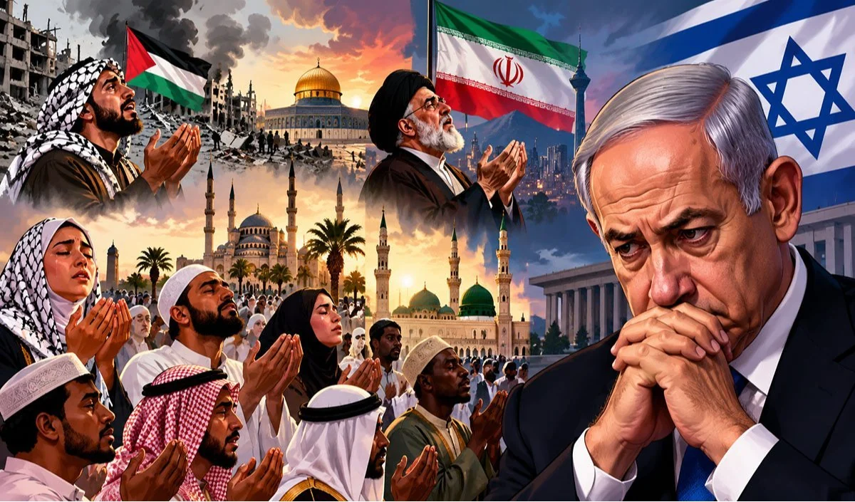 Prabhasakshi NewsRoom: Gaza और Iran से लेकर तमाम Islamic देशों में Benjamin Netanyahu की हार के लिए मांगी जा रही दुआएं Prabhasakshi NewsRoom: Gaza और Iran से लेकर तमाम Islamic देशों में Benjamin Netanyahu की हार के लिए मांगी जा रही दुआएं