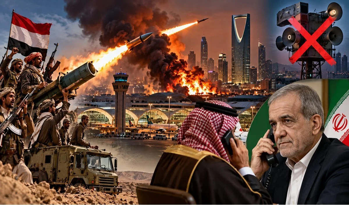 Prabhasakshi NewsRoom: इधर Saudi Arabia ने वॉर्निंग बंद की, उधर Houthis ने रियाद पर Missile ठोक दी! अब Iran बोला— हम सुलझवाएंगे लड़ाई Prabhasakshi NewsRoom: इधर Saudi Arabia ने वॉर्निंग बंद की, उधर Houthis ने रियाद पर Missile ठोक दी! अब Iran बोला— हम सुलझवाएंगे लड़ाई