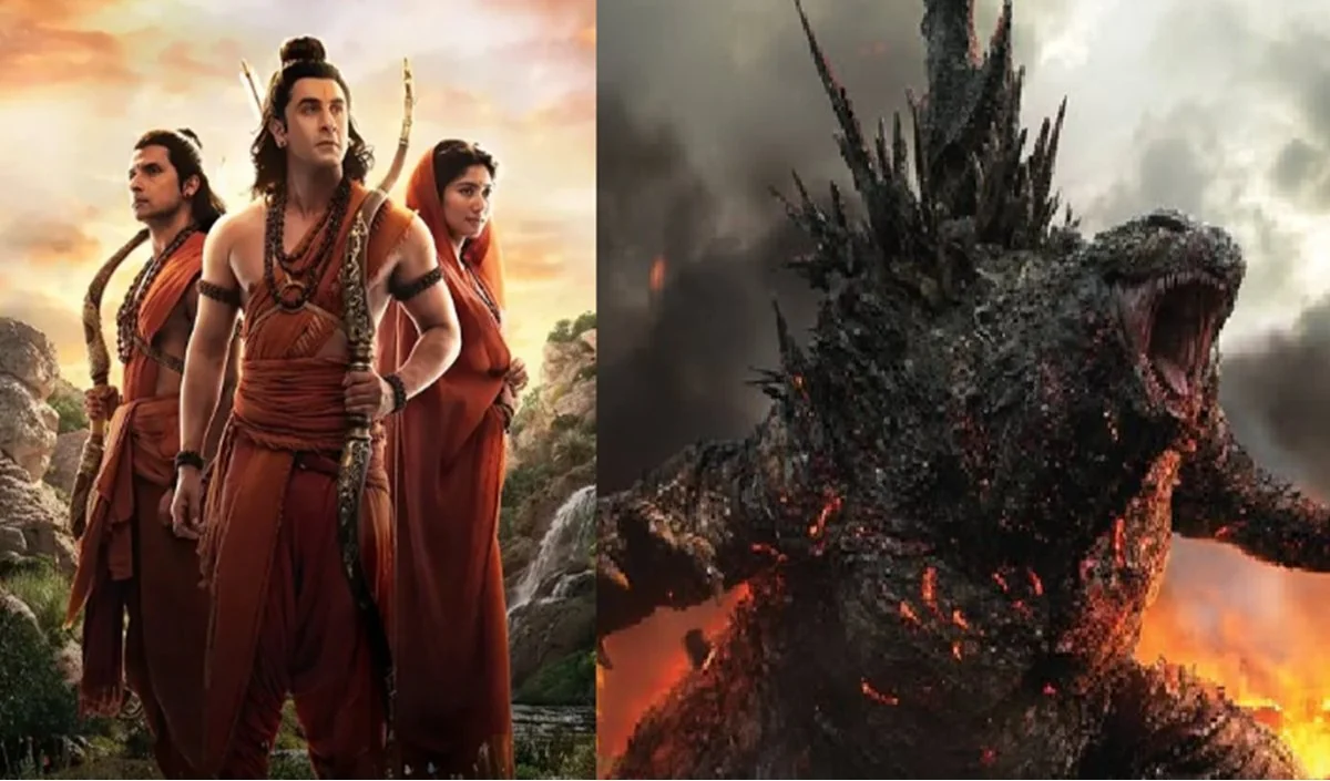 Ramayana Vs Godzilla IMAX Clash | क्या ‘रामायण’ के तूफान से डरे गॉडज़िला के मेकर्स? IMAX पर टकराव से बचने के लिए भारत में टल सकती है ‘गॉडज़िला माइनस ज़ीरो’ की रिलीज़ Ramayana Vs Godzilla IMAX Clash | क्या 'रामायण' के तूफान से डरे गॉडज़िला के मेकर्स? IMAX पर टकराव से बचने के लिए भारत में टल सकती है 'गॉडज़िला माइनस ज़ीरो' की रिलीज़