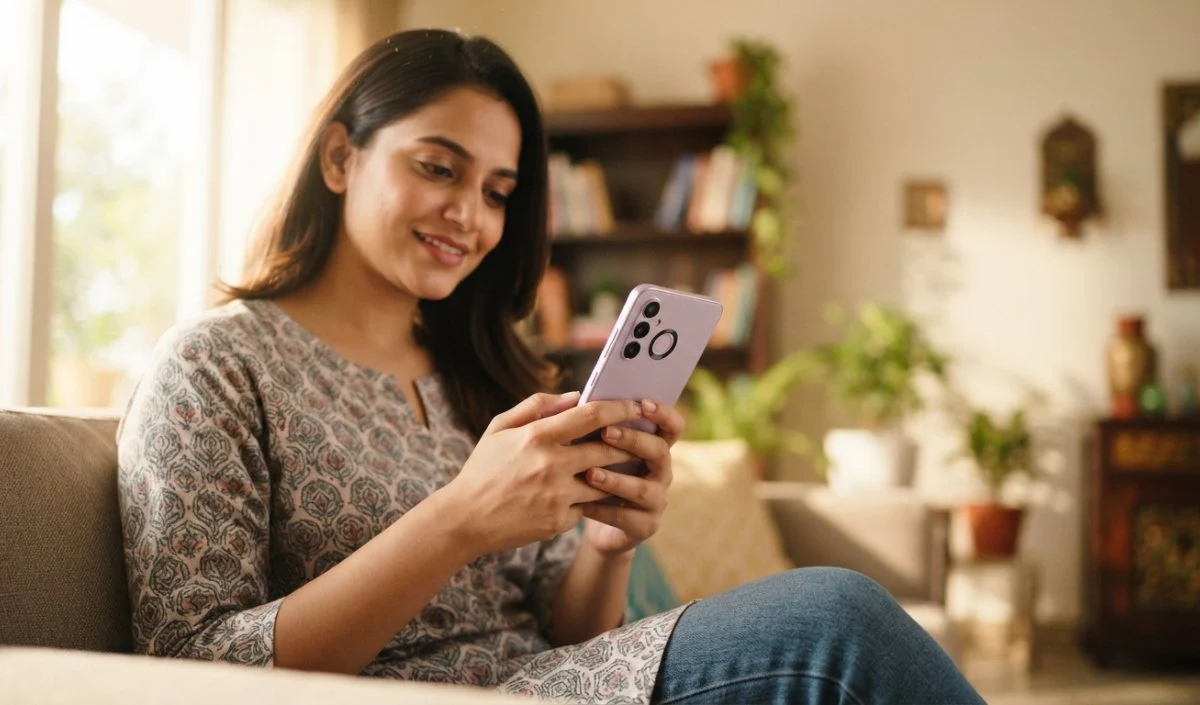Samsung Galaxy F70 5G भारत में हुआ लॉन्च, 50MP OIS कैमरा और 5000mAh बैटरी से है लैस Samsung Galaxy F70 5G भारत में हुआ लॉन्च, 50MP OIS कैमरा और 5000mAh बैटरी से है लैस