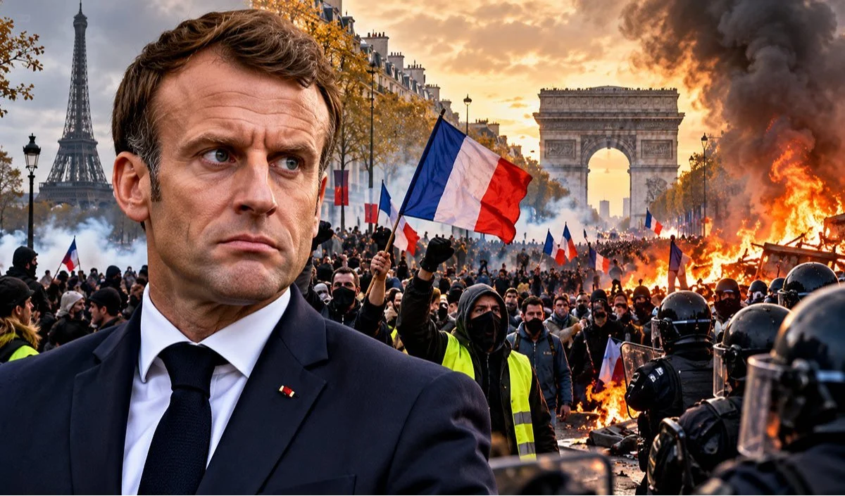 Vishwakhabram : France में Macron के खिलाफ विद्रोह जैसे हालात, पूरे यूरोप में फैल सकती है जनाक्रोश की आग! Vishwakhabram : France में Macron के खिलाफ विद्रोह जैसे हालात, पूरे यूरोप में फैल सकती है जनाक्रोश की आग!