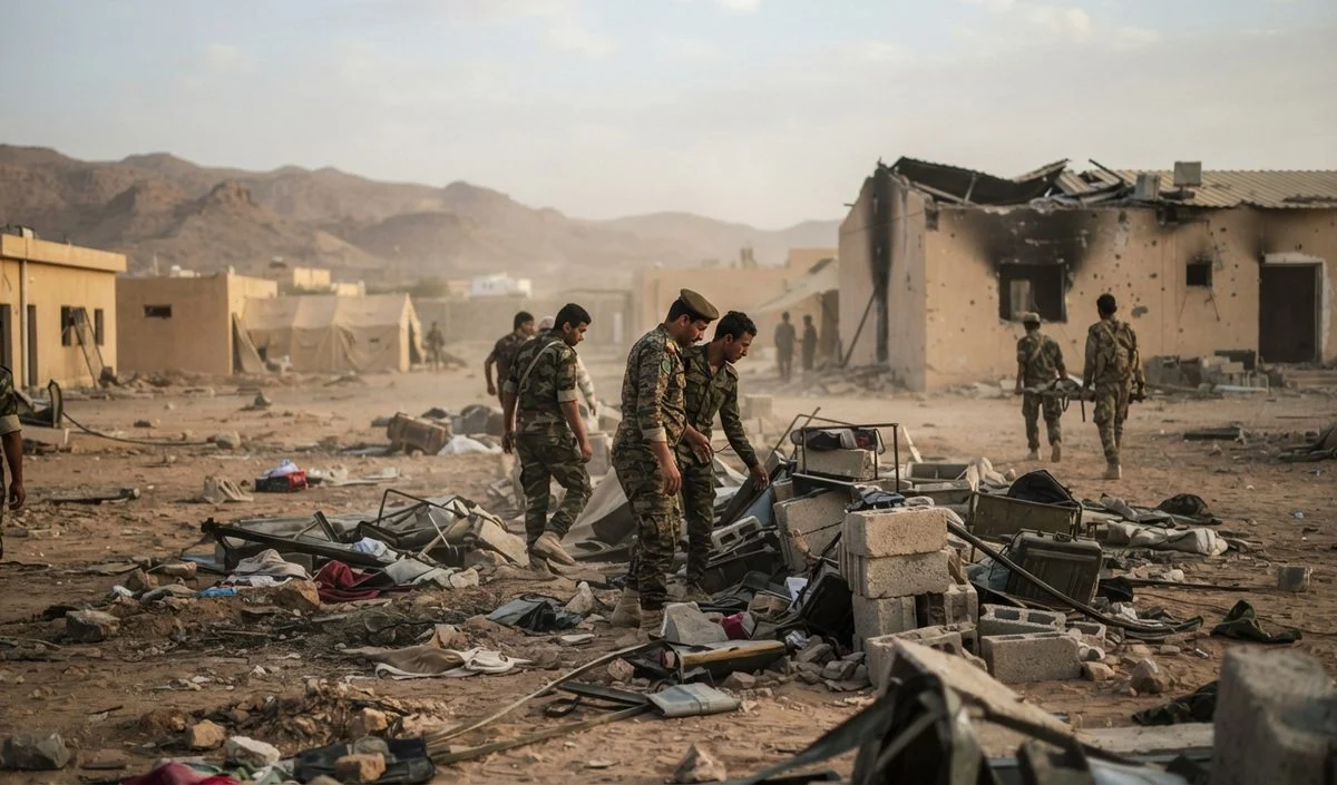 दक्षिणी Yemen में सैन्य कैंप पर Houthi Rebels का मिसाइल हमला, 53 सैनिकों की मौत दक्षिणी Yemen में सैन्य कैंप पर Houthi Rebels का मिसाइल हमला, 53 सैनिकों की मौत