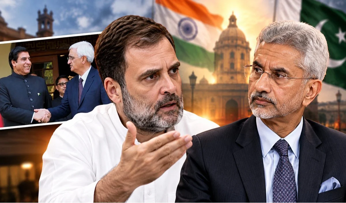 राजनीति नहीं चली तो कूटनीति में हाथ आजमाने चले Rahul Gandhi ! मगर Jaishankar पर हमला करते ही सामने आ गया Salman Khurshid का रिकॉर्ड राजनीति नहीं चली तो कूटनीति में हाथ आजमाने चले Rahul Gandhi ! मगर Jaishankar पर हमला करते ही सामने आ गया Salman Khurshid का रिकॉर्ड